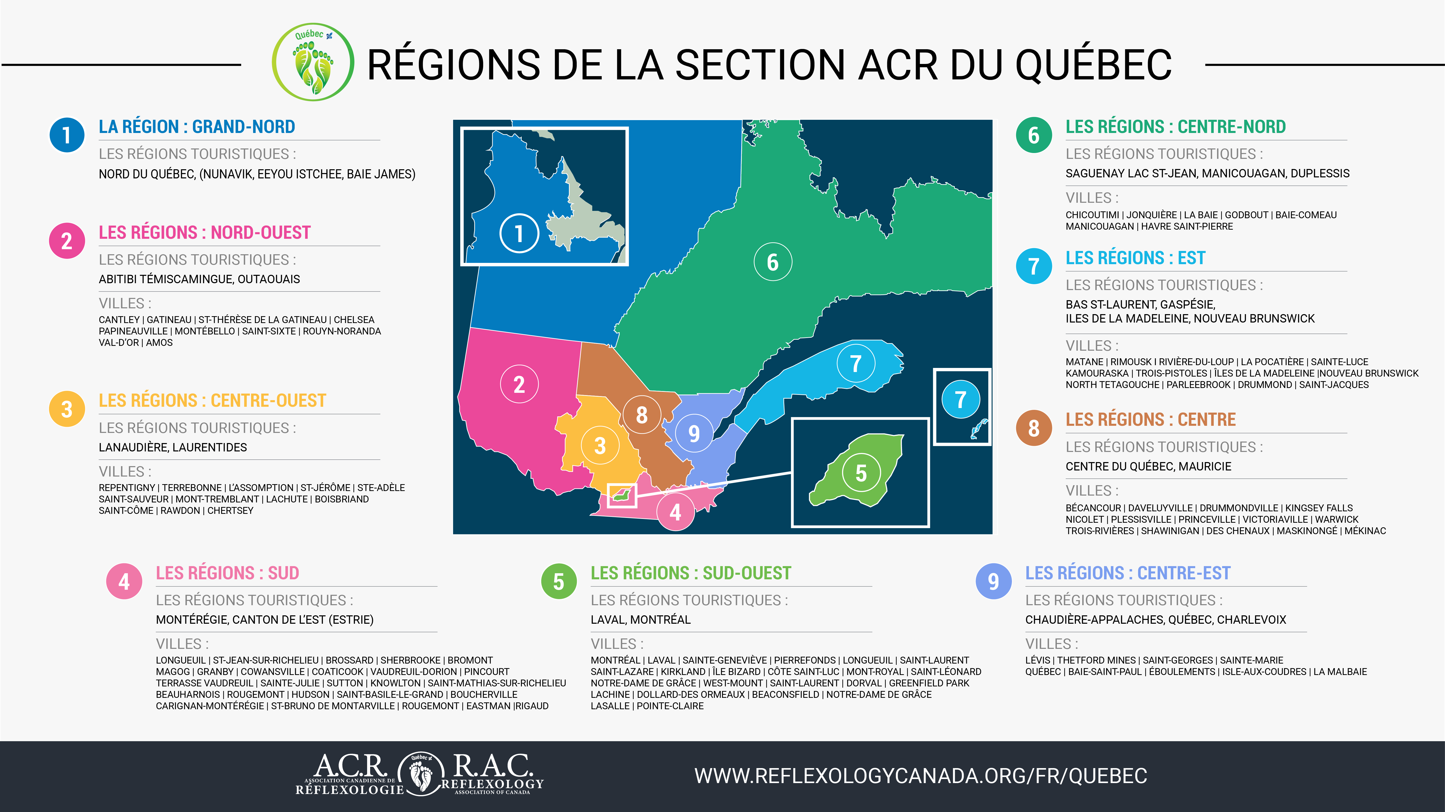 French-Quebec Region 2024 map